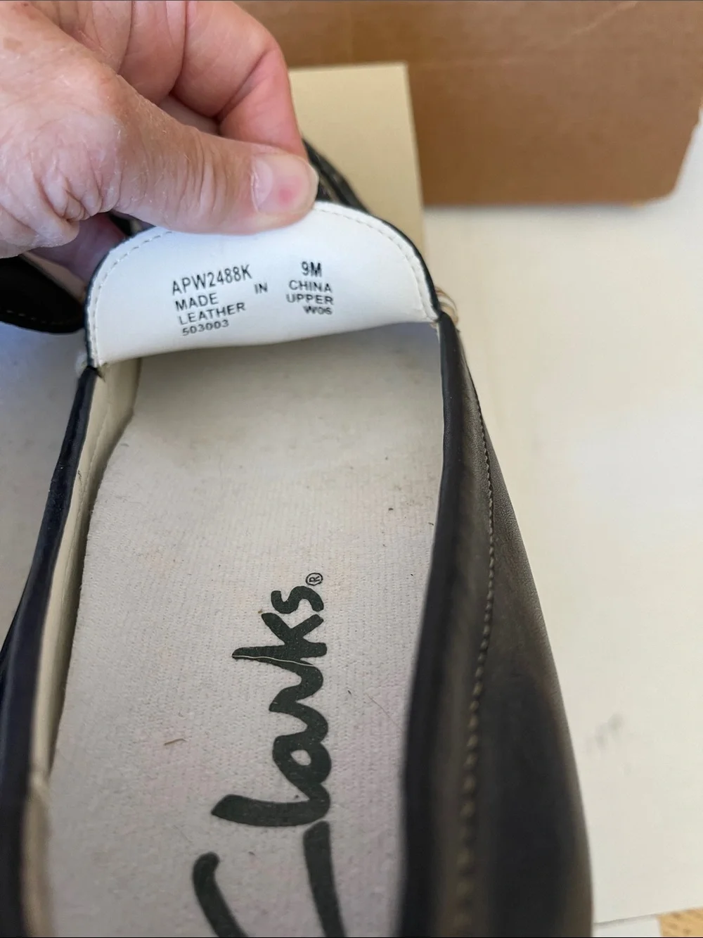 Clarks women slip